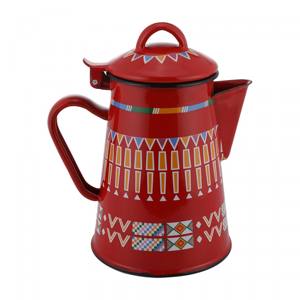 Tetera de inducción de estilo árabe, hervidor de agua de 0,8 L, 1,2 L, 1,8 l, 2,4 L, de mármol azul, esmaltada, estilo antiguo - Product Image 5