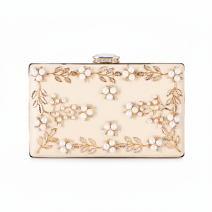 Bolso de mano de metal negro y mosaico para mujer, moderno, para fiestas nocturnas, a precio mayorista. - Product Image 1