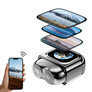 Rasoir électrique mini à double lame amélioré, étanche, pour usage humide/sec, rechargeable par USB, idéal pour les hommes - Product Image 2