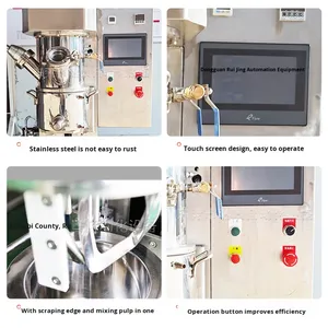 Nhà sản xuất nguồn cung cấp nhỏ trộn Máy 0.2L-10L phòng thí nghiệm chân không hóa chất Mixer SUS304 Chất liệu xử lý 220V Máy xay sinh tố - Product Image 4