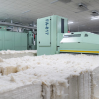 Machine à épiler les balles à mouvement alternatif TONGDA pour le filature en anneau, traitement automatique de haute capacité du coton et de la viscose