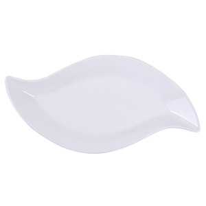 Irregular Shape Melamine Dinnerware Set For Hotel Meals Solid Color - Product Image 2