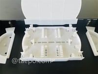 Plateau de cassette d'épissure de fusion de fibres optiques FTTH 24 cœurs pour fermeture d'épissure de fibres optiques ODF FOSC ou boîte de distribution de fibres