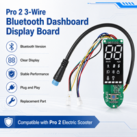 Carte de circuit d'affichage du tableau de bord à 3 fils Pro 2, compatible avec le panneau d'instrument LED du scooter électrique Pro 2