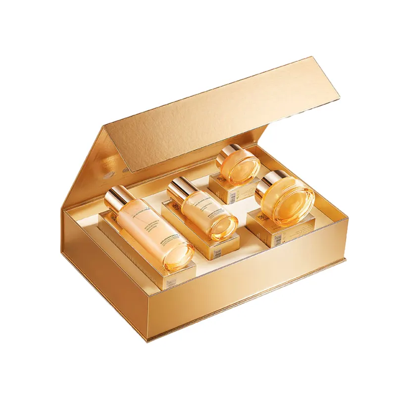 Wins Flying Luxury Hard Paper Cosmetic Packaging Box Custom Logo Foldable Rigid Cardboard Essential Oil Perfume Bottle Gift Box