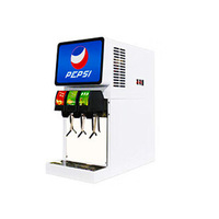 Distributeur de Boissons Gazeuses OEM en Gros pour Usine, 3 Saveurs, 3 Réservoirs, Machine à Boissons Froides pour Buffet et Équipement de Restauration
