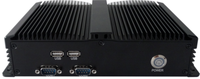 Kotak tanpa baling-baling POE 4 * LANS POE PC I5 10210U CPU 6 COM 4G LTE SIM Slot 6 * USB 9-36v Mini PC visi komputer