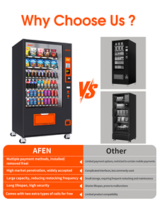 Торговый автомат AFEN USA в наличии со скидкой 20% к Рождеству, доставка за 3 дня, с кардридером для закусок и напитков - Product Image 4