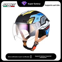 Casque de moto personnalisé avec double visière et spoiler, protection solaire, pour moto électrique/moto, toutes saisons, certifié 3C/DOT