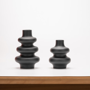 Vases ronds décoratifs de style européen trompette vase en céramique pour la décoration intérieure - Product Image 3