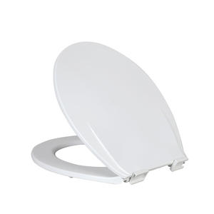 Asiento de Inodoro en Forma de O de PP de Alta Calidad y Económico de Kangjie Sanitary Ware, Modelo KJ-812B, <span class=keywords><strong>Tapa</strong></span> de Inodoro de Plástico <span class=keywords><strong>para</strong></span> Baño - Product Image 1