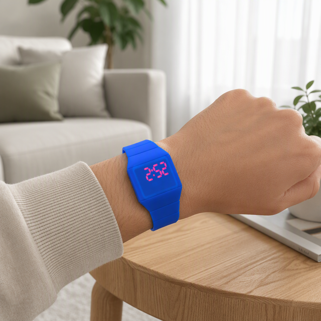 The Factory Produces Various Custom Silicone logo Watches Specially Designed for Photo-taking Parties.