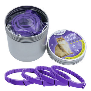 Collar calmante para gatos Comportamiento infundido con feromonas Soporte Lavanda de larga duración Efecto de 60 días Paquete de 4 ajustables e impermeables - Product Image 2