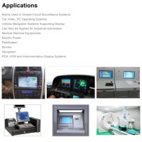 FEELWORLD SKD8VAT-9 8 Zoll TFT Industrielles Steuerungsdisplay-Modul Resistiver Touchscreen VGA-Schnittstelle Direkter Fabrikpreis Großbestellungen