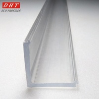 Diffuseur d'éclairage linéaire led givré bicolore clair opale laiteuse de haute qualité
