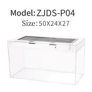 ZJDS-P L Reptile acrylique écologique chargeur forêt tropicale HD transparent reptile terrarium pour animaux de compagnie cage - Product Image 5