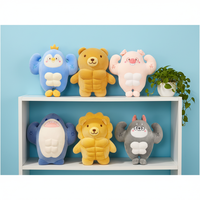 Peluche de pingouin et de pingouin en coton PP, jouet créatif et musclé, 31-50cm