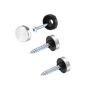 Vis décoratives personnalisées pour miroirs, clous à tête ronde, fixations de quincaillerie de porte en acier inoxydable - Product Image 2