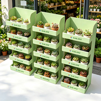 Freistehender Getränke-Displayständer aus Karton, Einzelhandels-Supermarkt-Postkarten-Displaybox aus Papier, Präsentationsständer