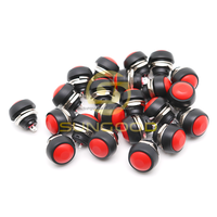 Interrupteur à bouton-poussoir PBS-33B 12mm puissance Type rond 2 broches étanche auto-réinitialisation pas de verrouillage interrupteurs à bouton momentané PBS33B