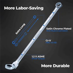 10Pcs Ratcheting <strong>Wrench</strong> <strong>Set</strong> SAE &amp; Metric Ratchet <strong>Wrench</strong> <strong>Set</strong> with Rack Organizer,Industrial-grade Metric <strong>Combination</strong> <strong>Wrenches</strong> - Product Image 5