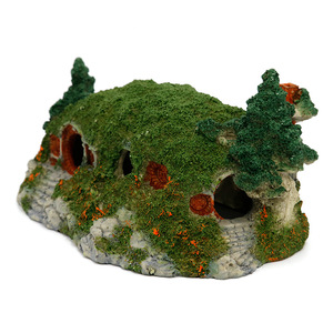 Reptil Caja Refugio Ornamento Gran Acuario Decoración Hobbit Casa Cueva Pescado Escondite - Product Image 4