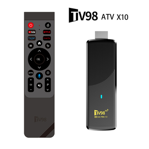 TV98 ATV X10 Android TV Stick 4K Quad Core 2GB RAM 16GB ROM Control por Voz Set Top Box - Product Image 1