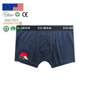 Caleçons et boxers imprimés en soie glacée pour hommes, doux pour la peau, avec poche 3D, logo personnalisé, sous-vêtements de sport modernes <span class=keywords><strong>à</strong></span> séchage rapide - Product Image 1