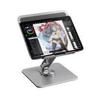 Support portable pour ordinateur portable en métal P30 pour bureau, hauteur réglable, base rotative à 360°, support ergonomique pour ordinateur portable, travail collaboratif