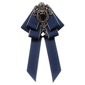 Phụ Nữ Trước Khi Gắn Rhinestone Pha Lê Bowties Cho Phụ Nữ Nữ Đen Mens <span class=keywords><strong>Bow</strong></span> Quan hệ Mặc Quần Áo - Product Image 2