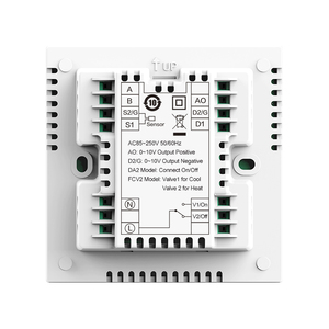 Ventilateur de moteur BLDC 0-10V à 4 tuyaux, thermostat 220V, programmable RS485 avec programmation horaire, capteur à distance, OEM HL8023FCV2-DF, 0-10VDC, sans balais, thermostatique - Product Image 2
