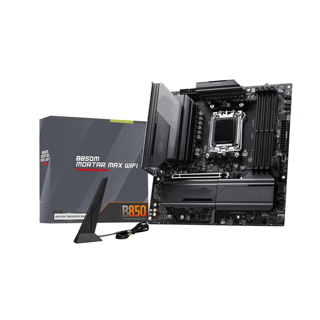 NEW MAG B850M MORTAR Gaming Motherboard 5G LAN Network Mainboard B850 DDR5 256G Ram 1x PCIe 5.0 3x M.2 SSD for PC Desktop