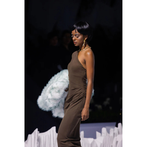 Vestido de fiesta elegante para mujer Suministro de ropa de Vietnam Vestidos formales de alta calidad Enzo Leo OEM ODM Vestidos casuales de ajuste elegante - Product Image 2