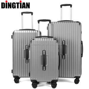 Ensemble de 3 bagages de cabine en ABS avec roues pivotantes 20 "24" 28 "Valises à coque dure Doublure en polyester à vendre - Product Image 4