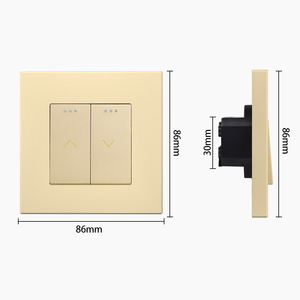 Touchmi 1/2/3 Gangue UE/REINO UNIDO Padrão Painel PC Interruptor De Parede E Tomada Com Luz Indicadora - Product Image 6