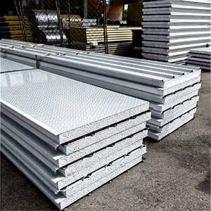 Panneau <span class=keywords><strong>de</strong></span> toiture sandwich en EPS, panneau sandwich isolé en EPS, panneau <span class=keywords><strong>de</strong></span> <span class=keywords><strong>plafond</strong></span>, panneau mural intérieur et extérieur - Product Image 1