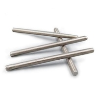 304 Stainless Steel Full Threaded Rod Screw Stud Headless Bolt M3 M4 M5 M6 M8 Black Zinc Finish Metric System