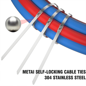 Bloqueio fio cabo aço inoxidável Auto Bloqueio cabo aço inoxidável Laço - Product Image 6