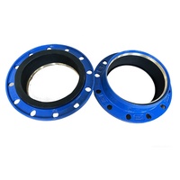 Adaptateur à bride rapide en fonte ductile avec surface peinte pour tuyaux PVC/HDPE et tuyaux Di PN10/PN16, résistant à la pression, marque TIANYI SUNS