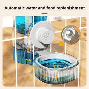 Dispensador Automático de Comida y Agua para Mascotas de Gran Capacidad, Moderno, Colgante, de Plástico Sólido, para Perros y Gatos, Uso en Interiores - Product Image 5