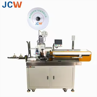 Équipement de fabrication de câbles automatique de haute précision JCW-CST06A, machine à trempage à la soudure à double tête pour cinq fils, haute stabilité
