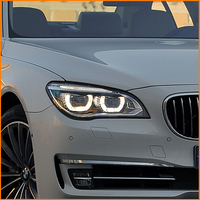 Untuk BMW Seri 7 F02 F01 2009-2015 Lampu Depan LED Proyektor Ganda Dengan Lampu Sein Sequential DRL Pengganti Lampu Depan