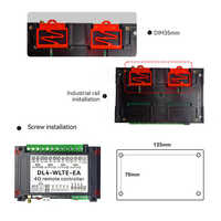 Module GSM 4G DL4-WLTE-EA, contrôleur web LTE SMS, relais 30A 4 canaux, moniteur de température, alerte de panne de courant, 4 entrées F207