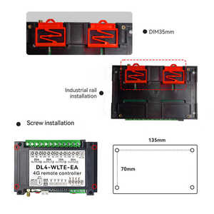Módulo GSM 4G DL4-WLTE-EA, Controlador Remoto Web LTE SMS, Relé de 4 Canales de 30A, Monitor de Temperatura, Alerta de Falla de Energía, Alarma de 4 Entradas - Product Image 4