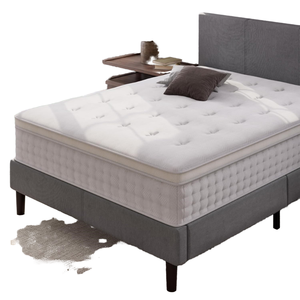 Colchón Híbrido Euro Top King Size Comprimido al Vacío con Capa de Espuma Confortable, ODM/OEM, Colchón de Espuma Viscoelástica Transpirable y Fresco - Product Image 2