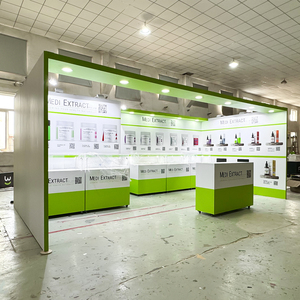 ביתן תצוגה מודולרי מעץ יוקרתי 10x20 רגל, ניתן לשימוש חוזר, הרכבה מהירה תוך 30 דקות, עם עיצוב בהתאמה אישית לתערוכות. - Product Image 1