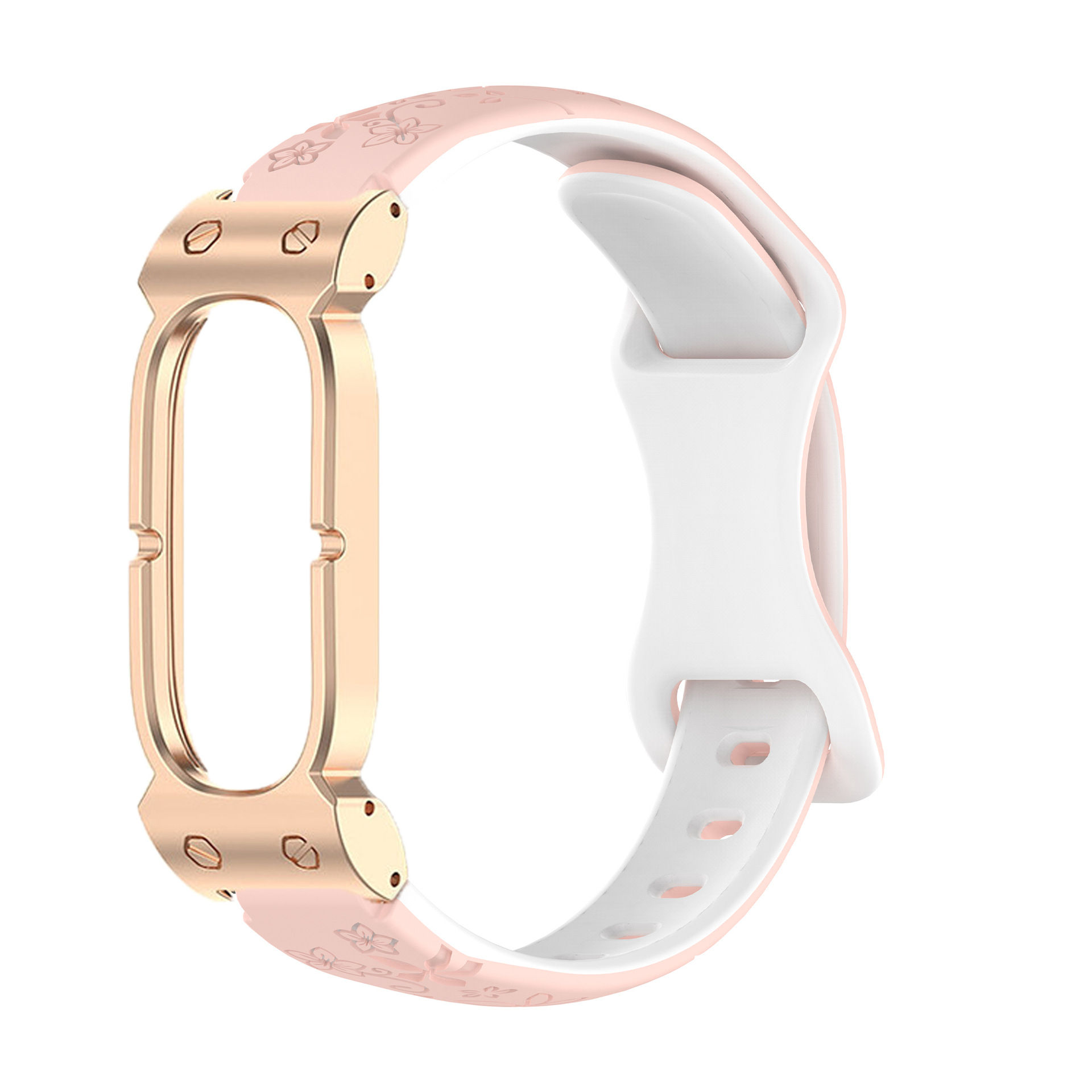 Rosa arena + blanco
