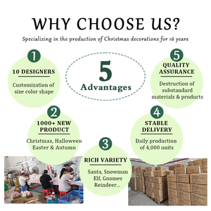 Unieke Kerstthema's van Fabrica: Kerstrendieren voor buiten, kerstboom en decoraties - Product Image 6