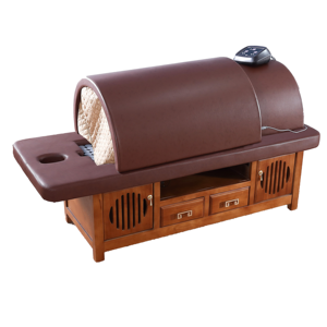 Tempat Tidur Pijat <span class=keywords><strong>Salon</strong></span> Kecantikan SPA Modern Cina Kelas Atas, Nyaman, untuk Penggunaan di Rumah, Terapi Moxibustion, Minyak Esensial, Kayu, Ruang Tamu - Product Image 4
