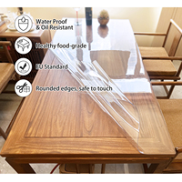 Nappe Moderne et Simple en PVC Transparente, Imperméable, Souple et Flexible